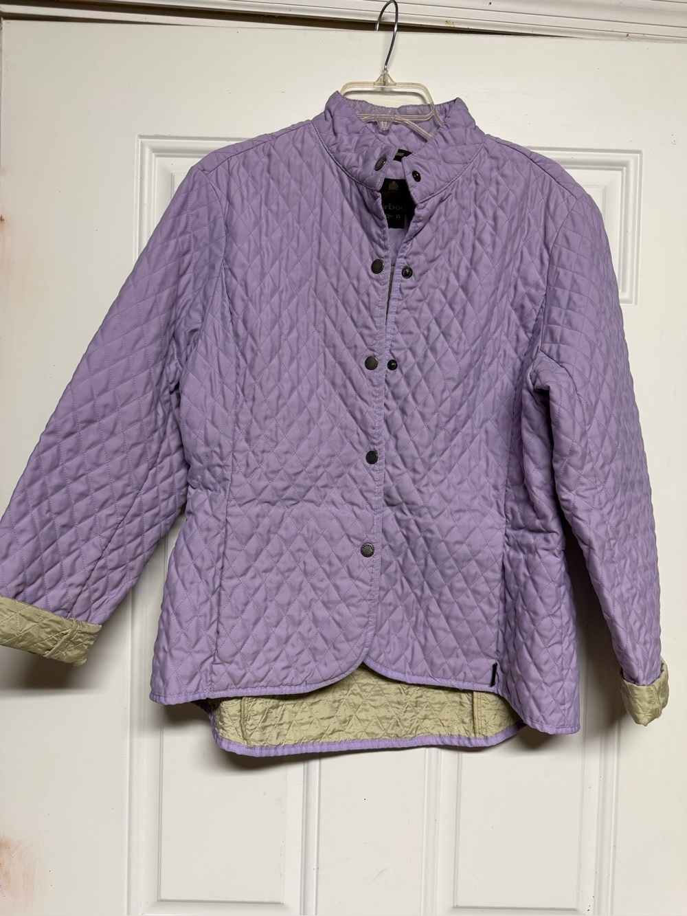Barbour Quilted Lavender Jacket